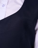 مريول ثانوي كحلي بقصة واسعة