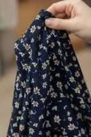 كريب سي واي مطبوع بنقشة ورد