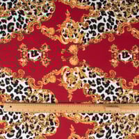 قماش كريب مشجر