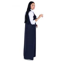 مريول ثانوي كحلي شيال بقصة عصرية من كنزي