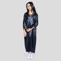 ثوب نشل بناتي مع بطانه ساتان