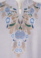 جلابية رايون ناعمة بفتحة اكمام انيقة