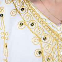 ثوب نشل بناتي مع بطانه ساتان