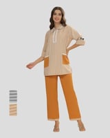 طقم عاملات منزلية بجيوب امامية