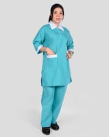 زي عاملات كويتي بياقة