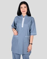 زي عاملة منزلية بسحاب