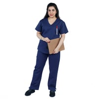 سكراب طبي نسائي لون كحلي موديل 5