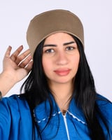 طاقية رأس نسائية مقوى كبير