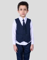 طقم روضة ولادي بلون كحلي