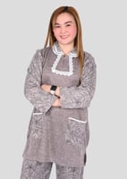 زي عاملات بخامة شتوية و جيوب امامية