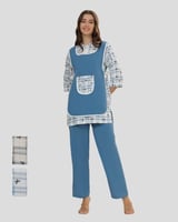 طقم عاملات منزلية مع مريلة