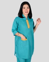 زي عاملات كويتي محتشم