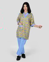 طقم عاملات منزلية بنقش