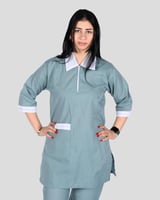 زي عاملات كويتي بياقة