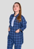 طقم عاملات شتوي كاروهات