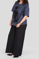 تيشيرت نسائي بطباعة في الامام