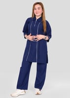 طقم عاملات كشميري بجيب امامي