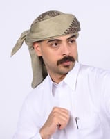 شال رجالي مطرز