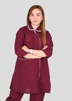 زي عاملات كشميري بتصميم دانتيل