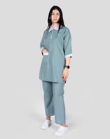 زي عاملات كويتي بياقة