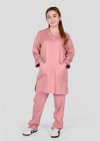 زي عاملات شتوي بجيوب امامية