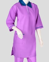 يونيفورم عاملات كويتي باللون الأرجواني