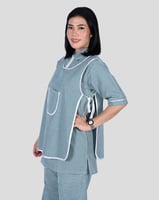 طقم عاملة منزلية كاروهات 3 قطع