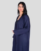 عباية نسائية مفتوحة بأكمام طويلة
