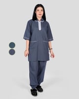 طقم عاملة منزلية قطعتين