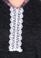 زي عاملات شتوي كاروهات 3 قطع