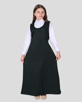 مريول متوسط زيتي قصة محتشمة ومريحة