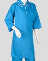 يونيفورم عاملات كويتي بلون ازرق