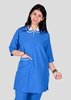 طقم عاملات كشميري نسائي بخامة بوليستر وسحاب أمامي...