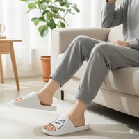 سليبر صيفي بطبعة في الامام