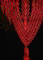 جلابية شمالي أسود مع حزام خصر