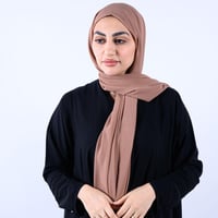 طرحة نسائية شيفون ببندانة ملونة