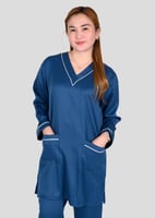 زي عاملات شتوي بجيوب امامية