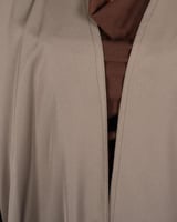 عباية حريرية ملونة للبنات بتصميم مفتوح