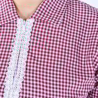 طقم عاملة منزل كاروهات 3 قطع