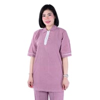 طقم عاملة منزل كاروهات 3 قطع