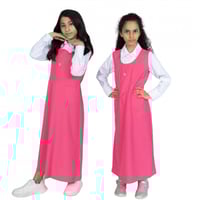 مريول إبتدائي فوشي بتصميم كلاسيكي من ذو الجناحين