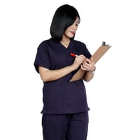 زي طبي نسائي , بنفسجي