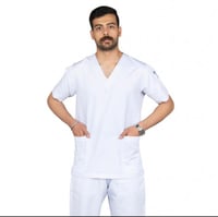 سكراب طبي للجنسين لون أبيض