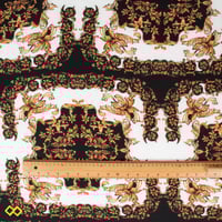 قماش كريب مشجر