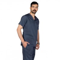 سكراب طبي للجنسين رصاصي غامق