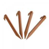 اطناب تثبيت الخيام بلاستيك طقم 4 قطع مقاس 22.5 سم