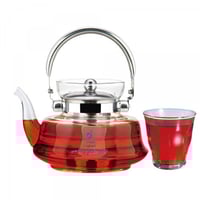 ابريق شاي زجاجي 1200ملي