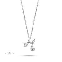 سلسلة الحروف الأنيقة باللون الفضي (N151 ) .