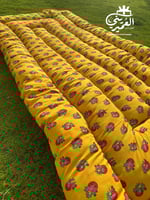 بكج الراحة روز–مدّة ومخدة شالكي أصفر