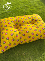 بكج الراحة روز–مدّة ومخدة شالكي أصفر